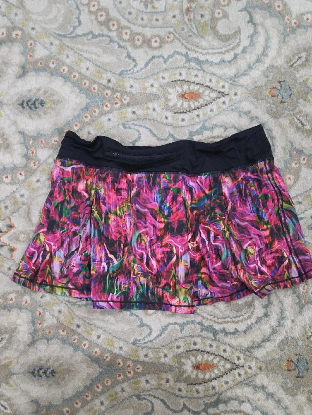 Lululemon size 12 Vibrant Pink Multicolor Women's Active Skort